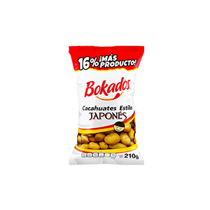 Cacahuates estilo japonés Bokados 210g