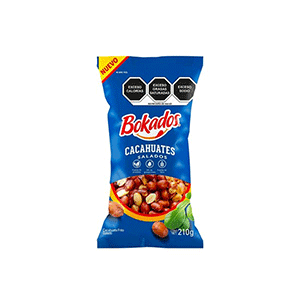 Cacahuates salados Bokados 210g