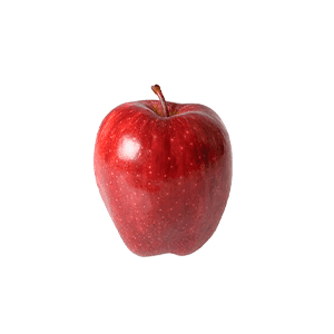 Manzana roja importada