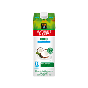 Leche de coco sin azúcar Nature's Heart 946ml