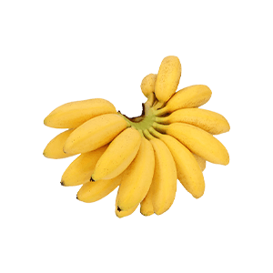 Plátano dominico racimo