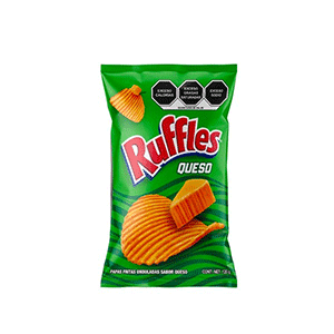 Papas sabor queso Ruffles 120g