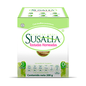Tostada horneada con nopal Susalia 200g