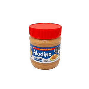 Crema de cacahuate con trocitos Aladino 340g