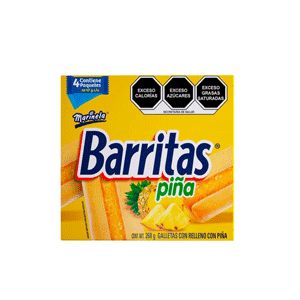 Barritas de piña Marinela 268g