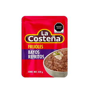 Frijoles bayos refritos La Costeña 430g