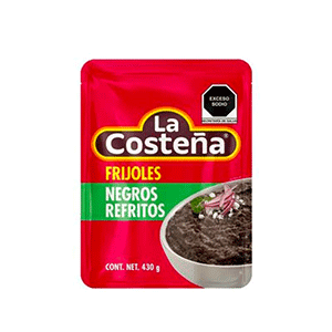 Frijoles negros refritos La Costeña 430g