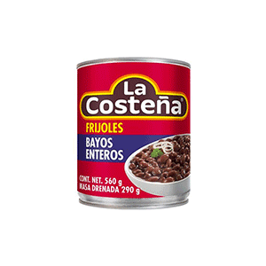 Frijoles bayos enteros La Costeña 560g