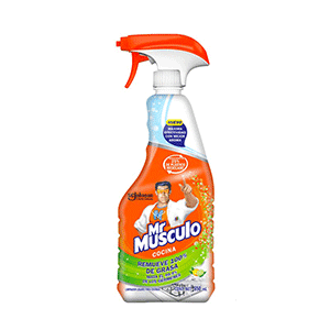 Limpiador desengrasante para cocina naranja Mr. Músculo 650ml
