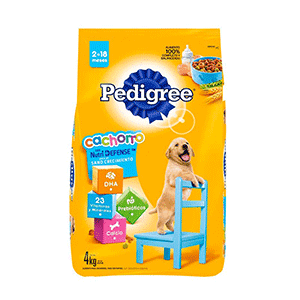 Alimento seco para perro cachorro Pedigree 4kg