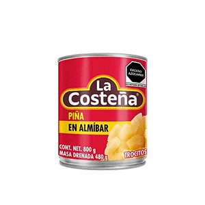 Piña trocitos en almíbar La Costeña 800g