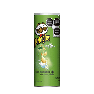 Papas sabor crema y cebolla Pringles 124g