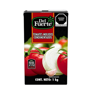 Puré de tomate condimentado Del Fuerte 1kg