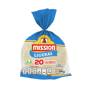 Tortillas de maíz ligeras Mission Foods 550g