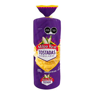 Tostadas onduladas Milpa Real 324g
