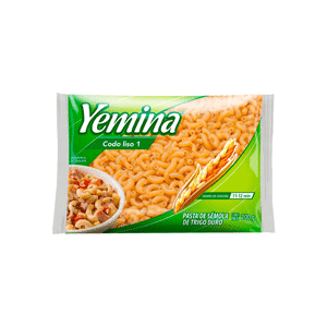 Pasta codo liso Yemina 200g