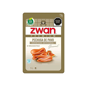 Jamón de pechuga de pavo horneado artesanal Zwan 250g