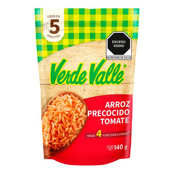Arroz precocido con tomate Verde Valle 140g