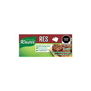 Caldo de res en cubos de 10.5g Knorr 8pz