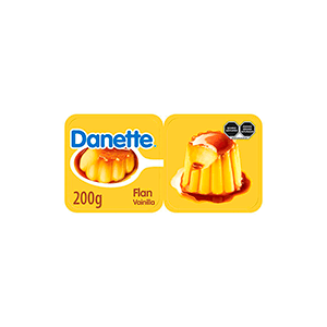 Flan de vainilla Dannette 200g
