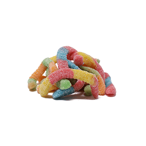 Gomitas de lombriz neón Calii 250g