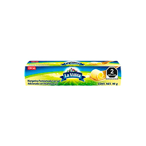 Margarina con sal La Villita 90g