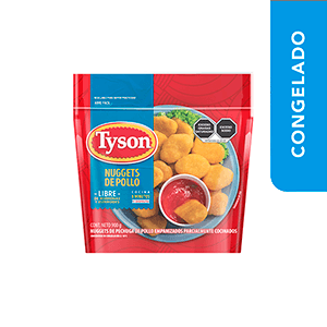 Nuggets de pollo Tyson 900g