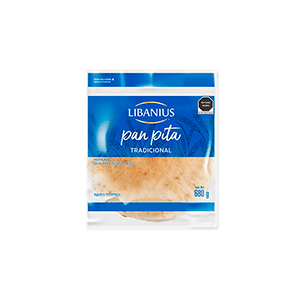 Pan pita tradicional Libanius 680g