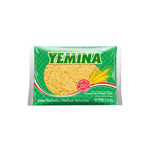 Pasta fideo mediano Yemina 200g