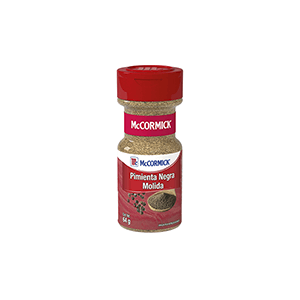 Pimienta negra molida McCormick 64g