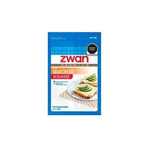 Queso manchego rebanado Zwan 400g